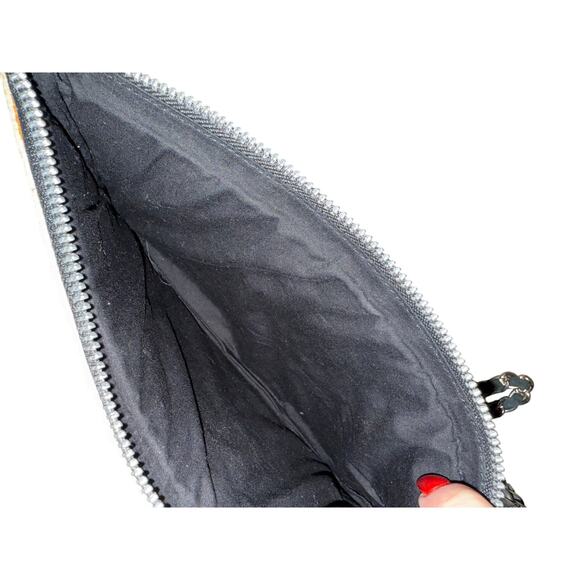 House of MUA MUA Sequin Clutch Wristlet Hand Embroidered Designer Italian Bag - Picture 15 of 16